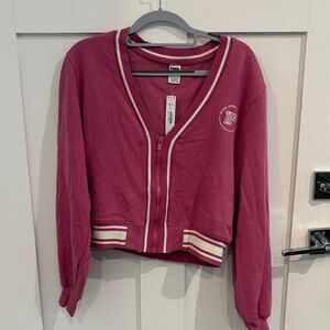 PINK Victoria's Secret Fuchsia Zip-Up Jacket